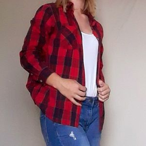 RED AND BLACK FALL FLANNEL